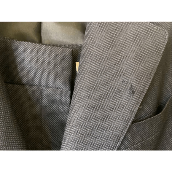 Lafayette 148 Suit Pants Blazer Navy Wool - Picture 6 of 11